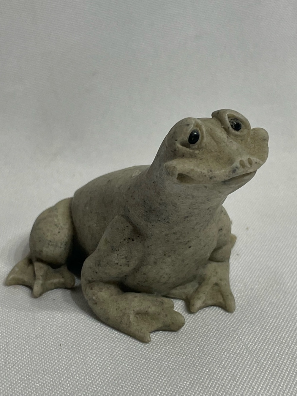 Vintage Quarry Critters Frankie the Frog figurine Second Nature Design 2000 Y2K